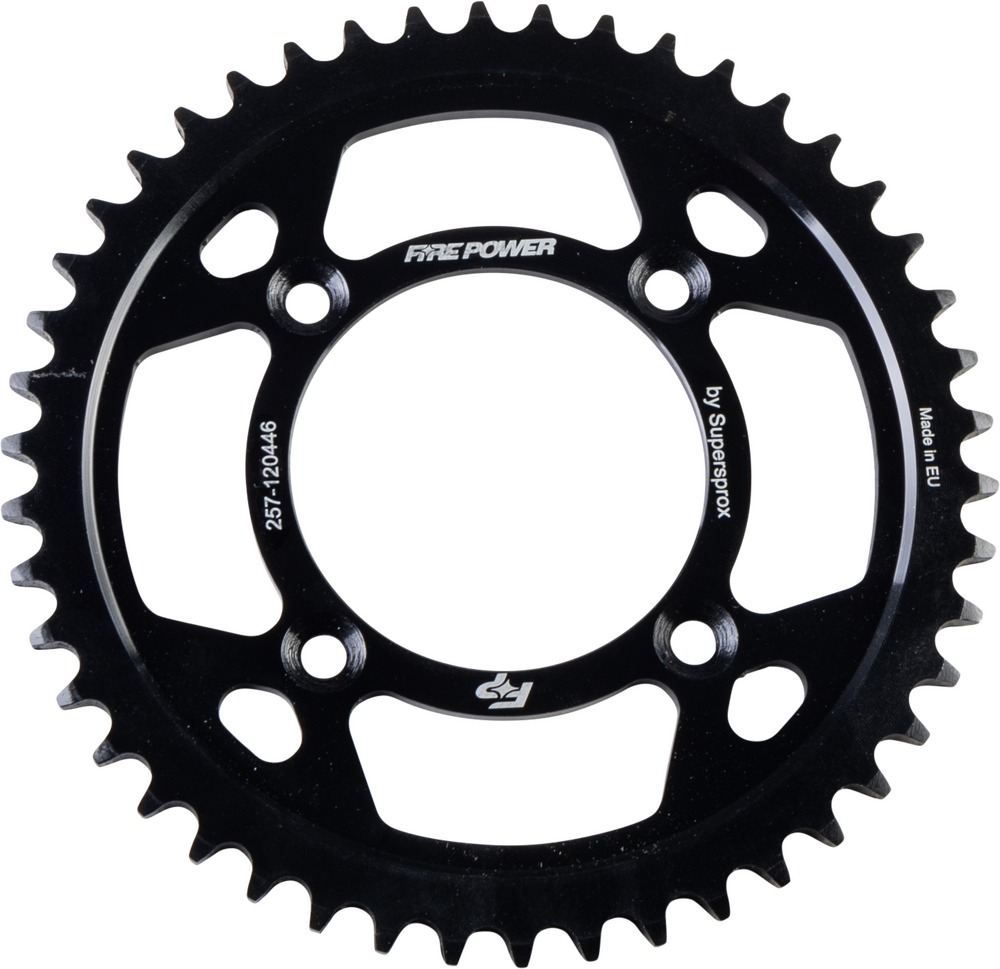 FIRE POWER REAR SPROCKET STEEL 46T BLK