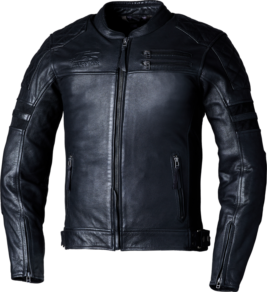 RST IOM TT HILLBERRY 2 CE JACKET BLACK LEATHER