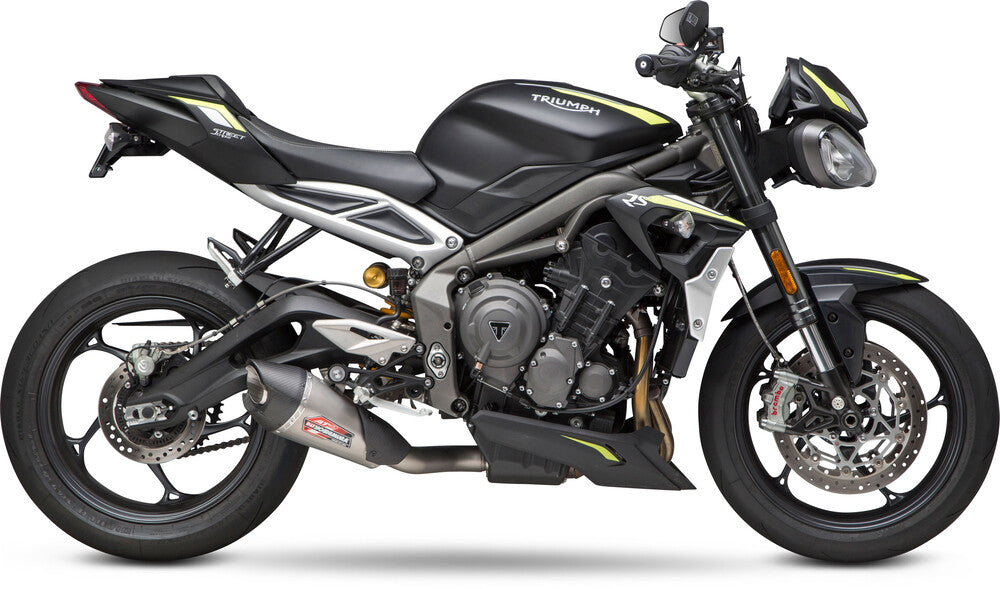 EXHAUST STREET AT2 WORKS SLIP-ON SS-SS-CF