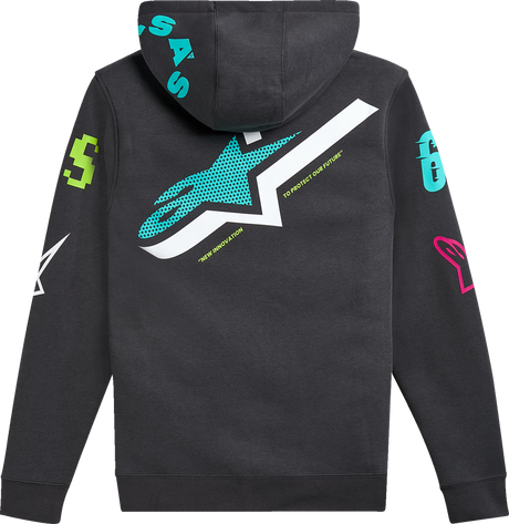 Variegate Zip Hoodie