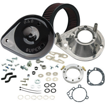 S&S Cycle Teardrop Air Cleaner Kit - Gloss Black
