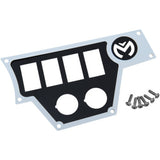 Moose Offroad Dash Plate for RZR Dash Plate - Large - Right - White