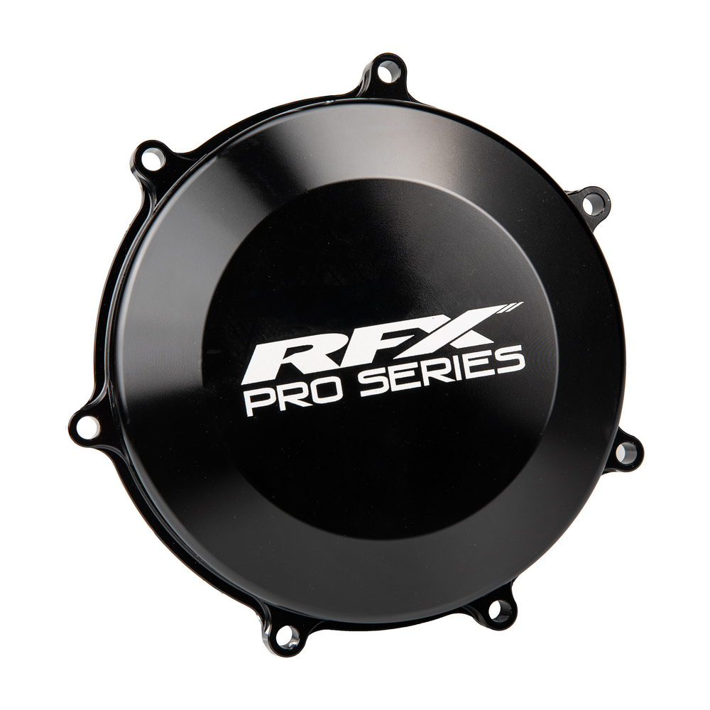 RFX CLUTCH COVER HARD ANODIZED BLACK KAW