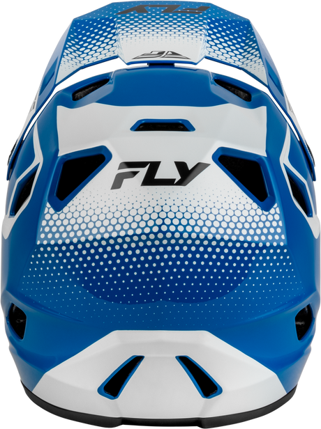 FLY RACING RAYCE SONAR BICYCLE HELMET BLUE/WHITE/BLACK