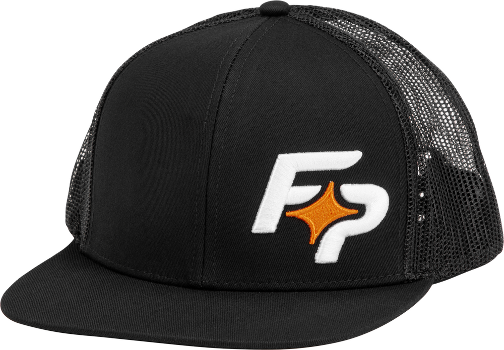 FIRE POWER FLAT BILL FP HAT BLACK