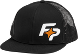 FIRE POWER FLAT BILL FP HAT BLACK