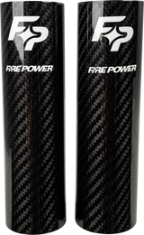 FIRE POWER CARBON FIBER FORK SHIELD UPPER 52 X 160 MM