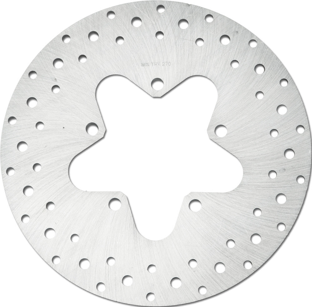 HARDDRIVE SS REAR ROTOR 11.5 DRILLED TOURING 86-99 MACHINED