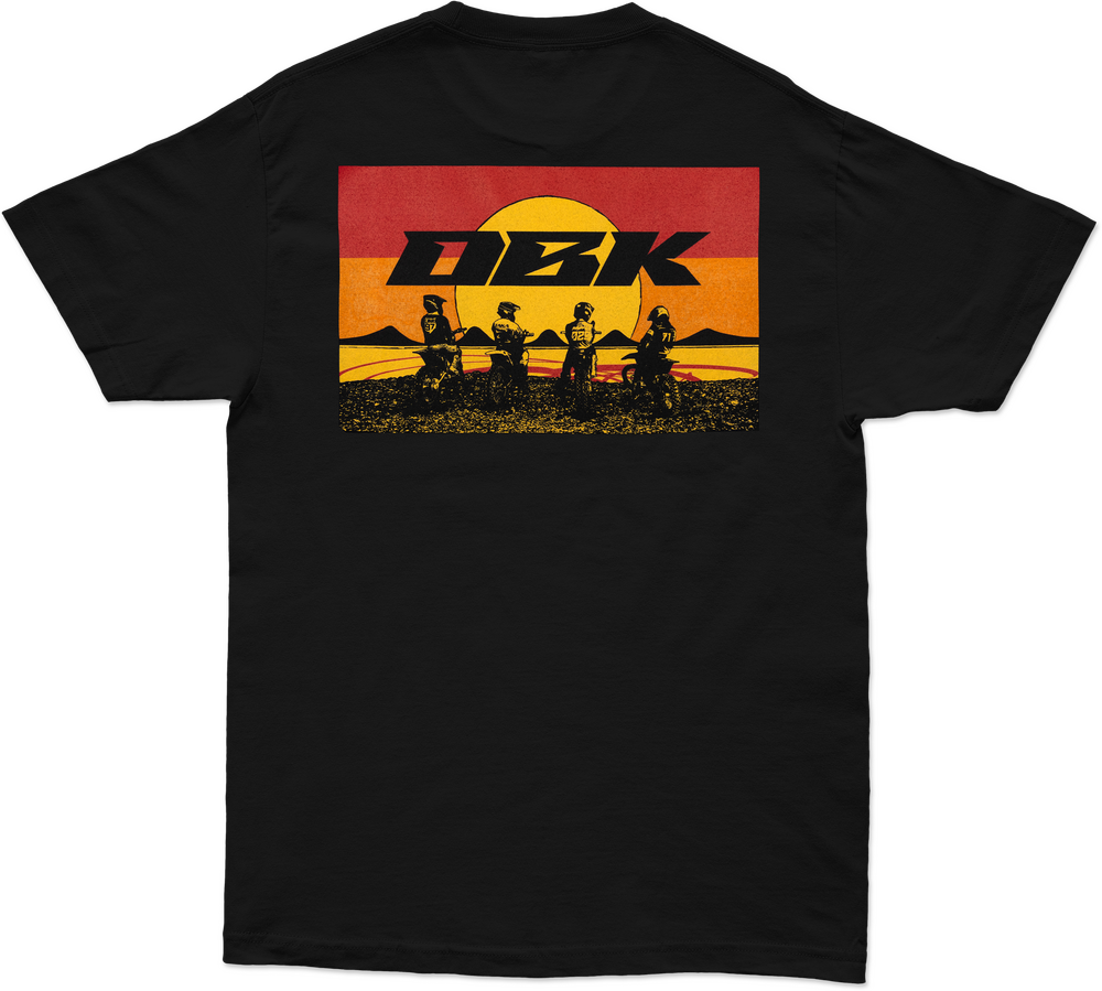 DBK SUNDAY STRIPE TEE BLACK MD
