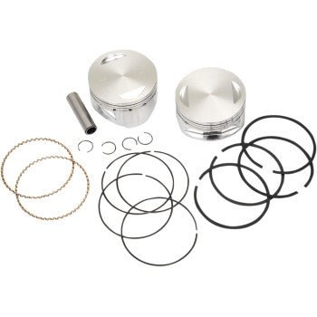 S&S Cycle Piston Kit - For 100"/107" Super Sidewinder® - 4.000" - Standard