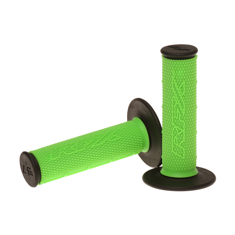 RFX DUAL COMPOUND GRIPS GREEN WITH BLACK ENDS