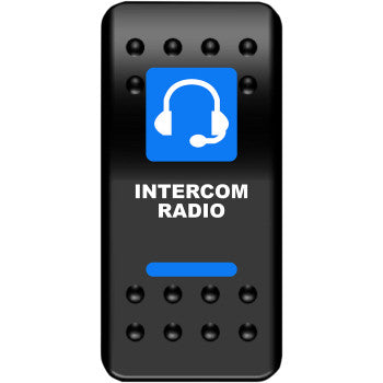 Moose Offroad Rocker Switch Rocker Switch - Intercom - Blue