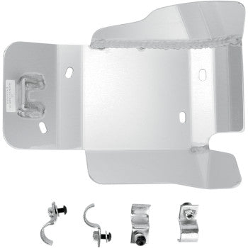 Moose Offroad Aluminum Skid Plate — Skid Plate Skid Plate - Silver - KTM