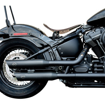 S&S Cycle Slash Cut Mufflers - 50 State - Black