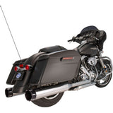 S&S Cycle 4-1/2" MK45 Performance Mufflers - Chrome with Black Tracer