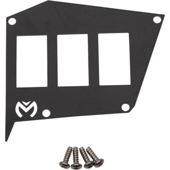 Moose Offroad Dash Plate for RZR Dash Plate - Black