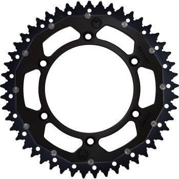 Moose Offroad Dual Sprocket Dual Sprocket - 49 Tooth - Black - Gas Gas/Husqvarna/Husaberg/KTM