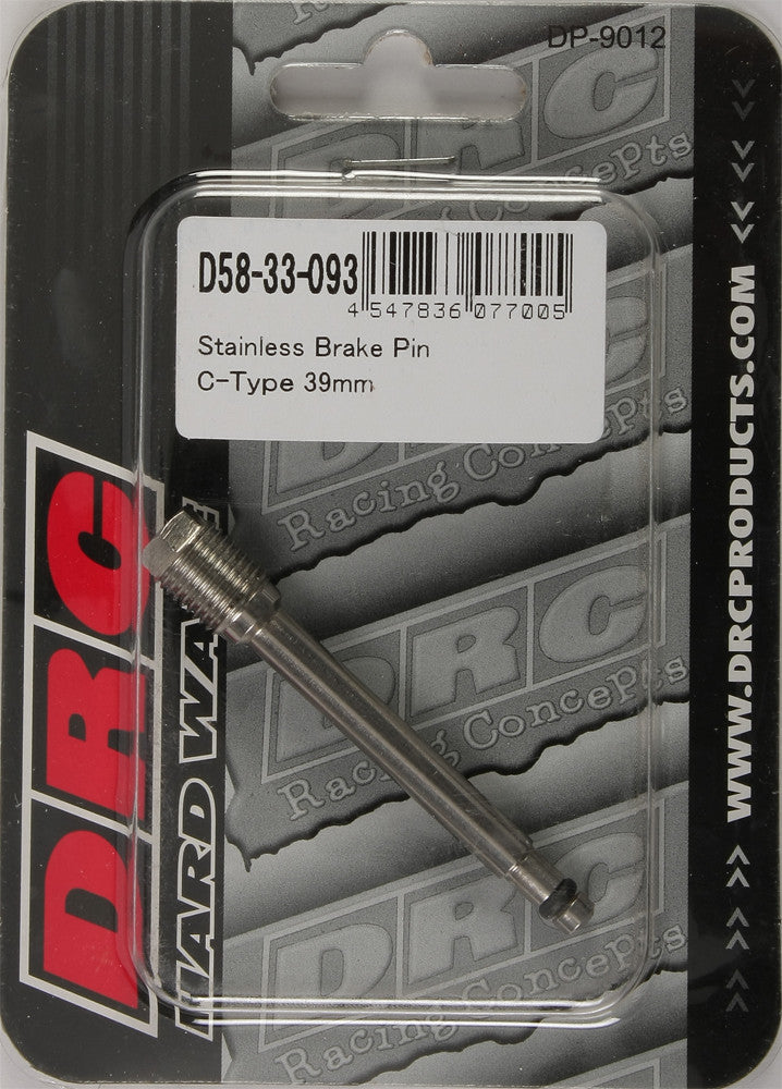 DRC STAINLESS BRAKE PIN C-TYPE 39MM