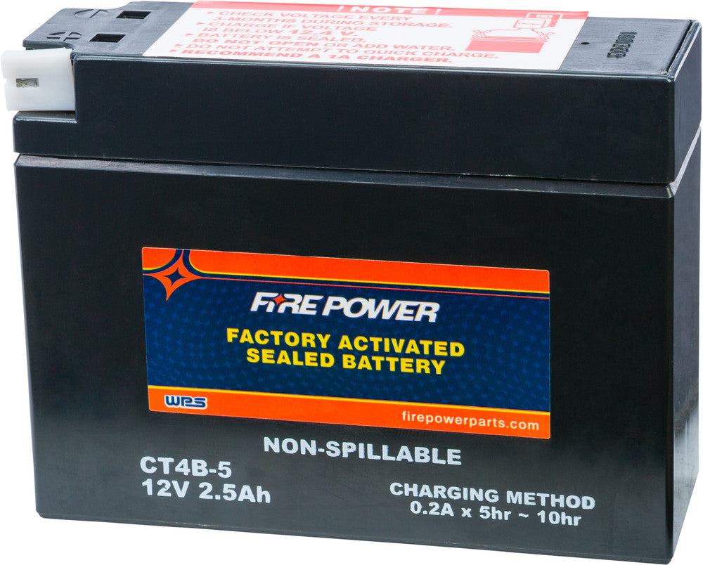 Fire Power Battery CT4B-5 Sealed Factory Activated - Suzuki/Yamaha