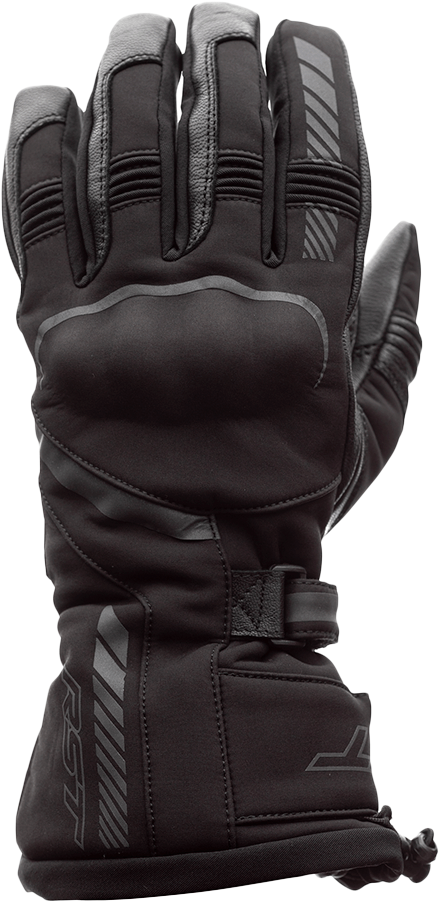 RST Atlas CE Waterproof Black Gloves