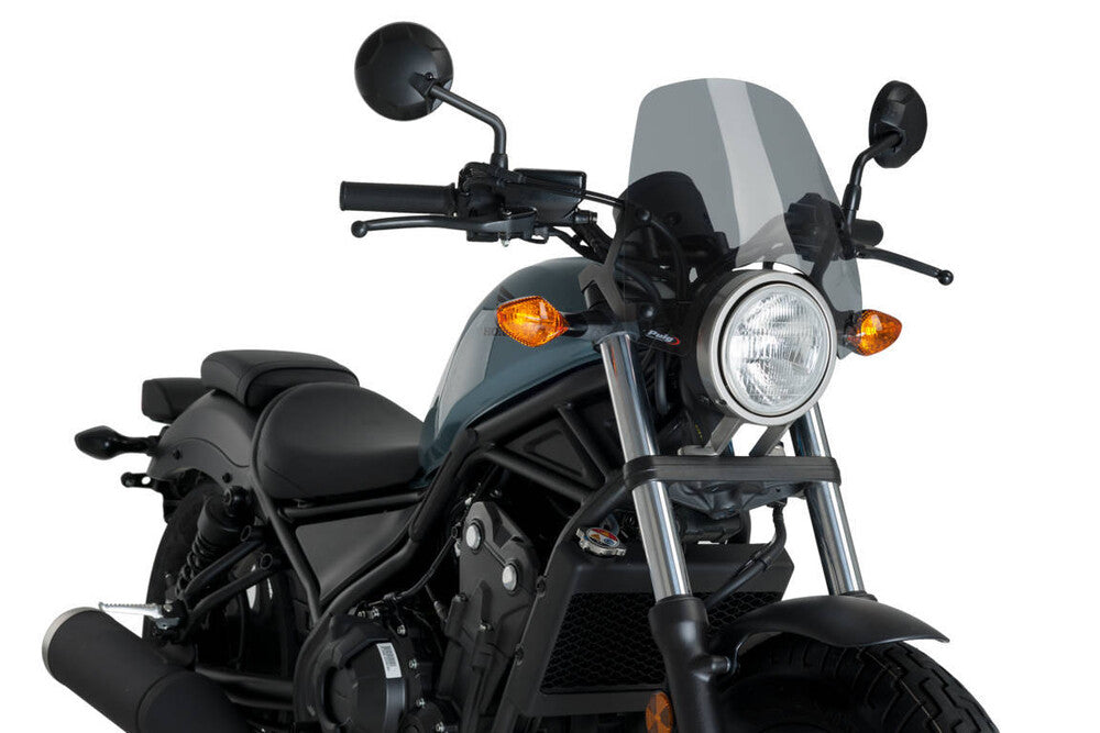 PUIG WINDSCREEN NAKED NEW GEN SPORT SMOKE HON