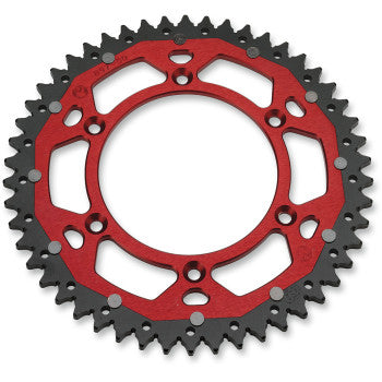 Moose Offroad Dual Sprocket Dual Sprocket - 50 Tooth - Red - Honda