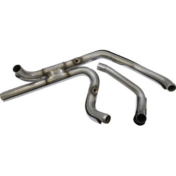 S&S Cycle El Dorado Dual Exhaust System - Chrome - Black Tracer