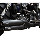 S&S Cycle Grand National Slip-On Mufflers - Ceramic Black
