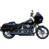 S&S Cycle 2-into-1 Qualifier Exhaust System - Race Only - Guardian Black