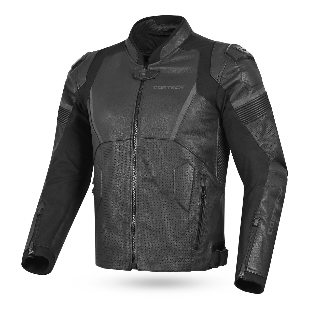 CORTECH REVO LTHR JACKET BLK
