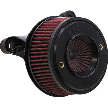 S&S Cycle Air Stinger Stealth Air Cleaner Kit - Black Chrome Ring