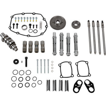 S&S Cycle Camshaft Kit - 496 Gear Drive - Chrome Pushrod Tubes - M8