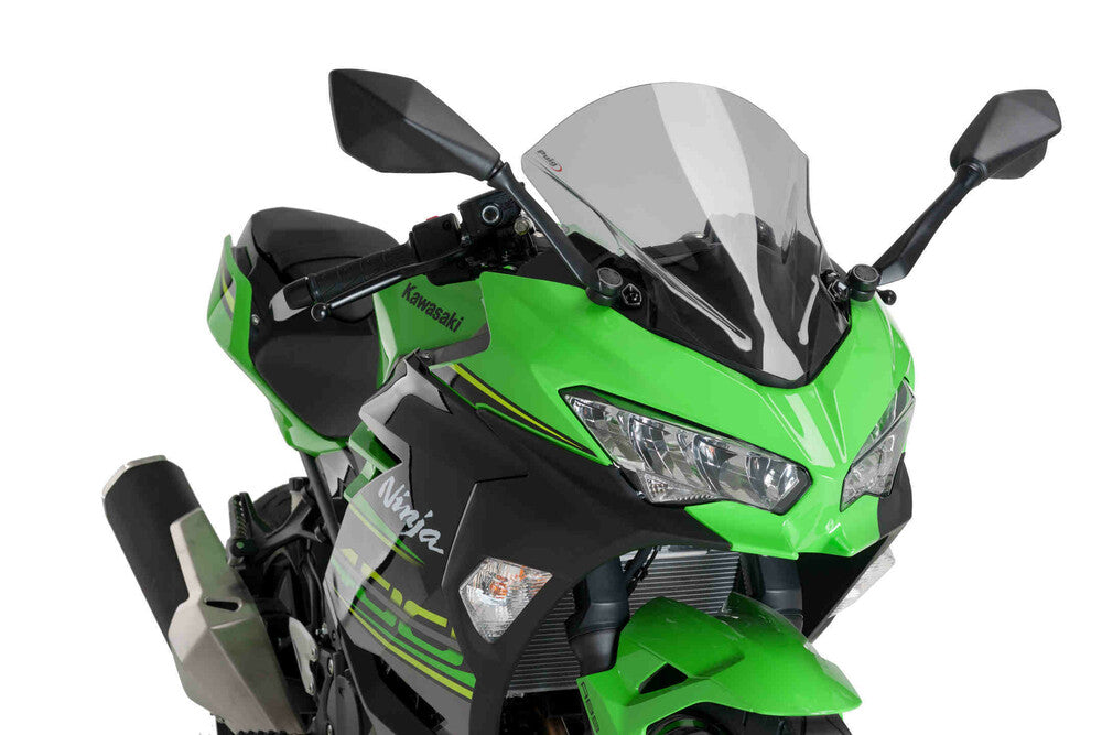 PUIG WINDSCREEN Z-RACING SMOKE KAW