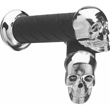Pro Grip 862 Skull Cruiser Grips 1"