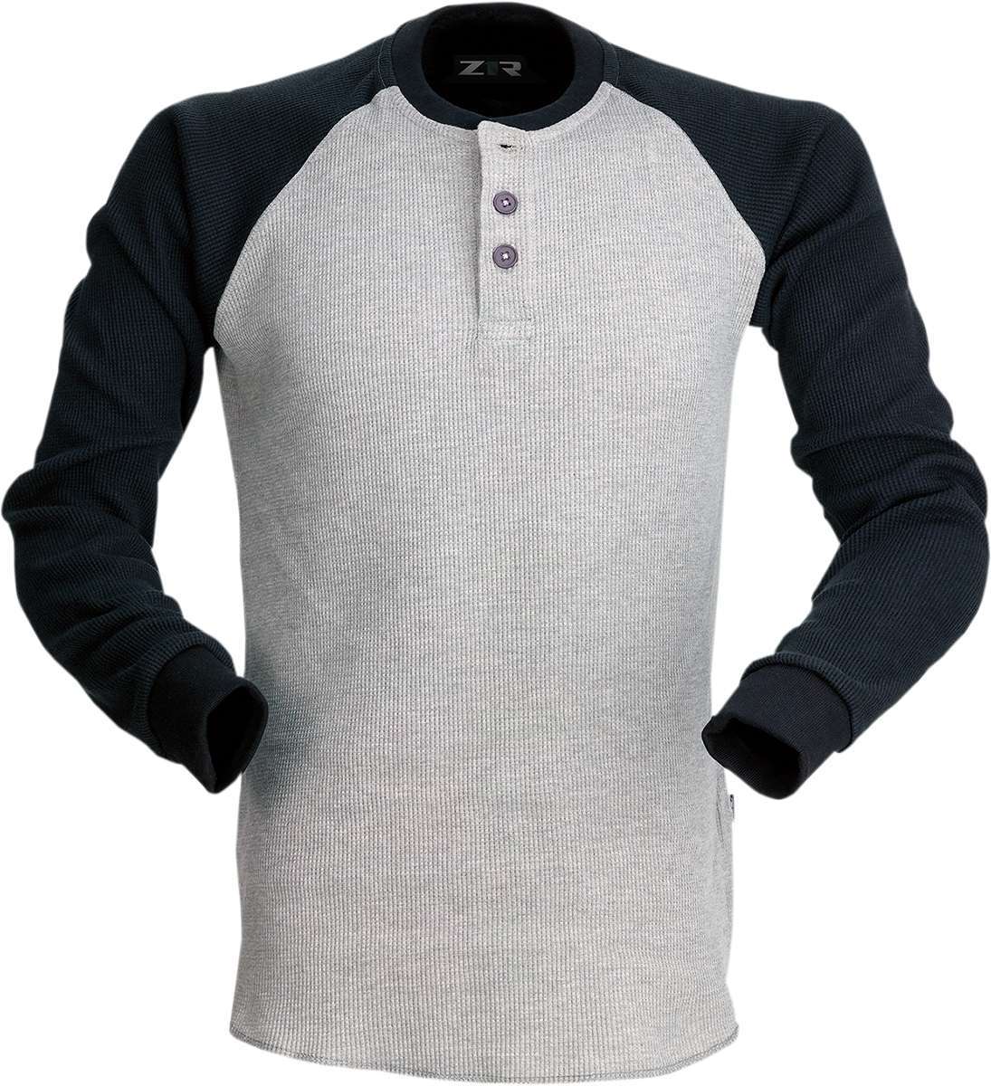 Waffle Long-Sleeve Knit Shirt