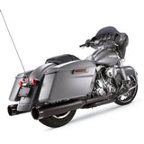 S&S Cycle 4-1/2" MK45 Performance Mufflers - Black Tracer