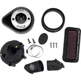 S&S Cycle Stealth Air Cleaner Kit with Cover - Black - Indian