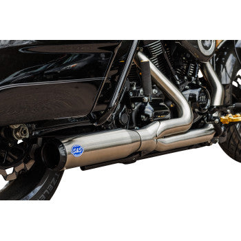 S&S Cycle 2-into-1 Qualifier Exhaust System - 50-State - Silver