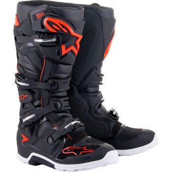 Tech 7 Boots - Black MOTOCROSS Boots | Alpinestars