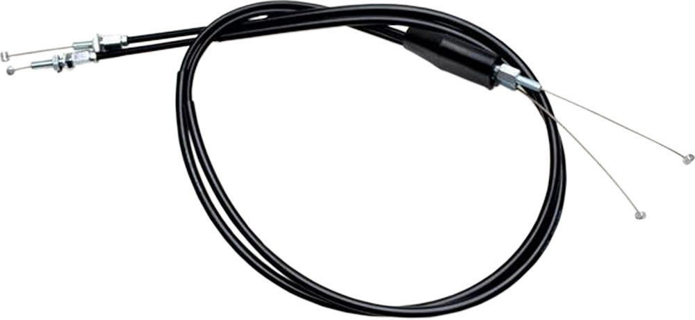 MOTION PRO BLACK VINYL THROTTLE PUSH-PULL CABLE SET