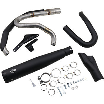 S&S Cycle 2:1 Exhaust for M8 Softail - Black