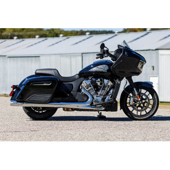 S&S Cycle 4" Broadhead Slip-On Mufflers - Fishtail - Chrome
