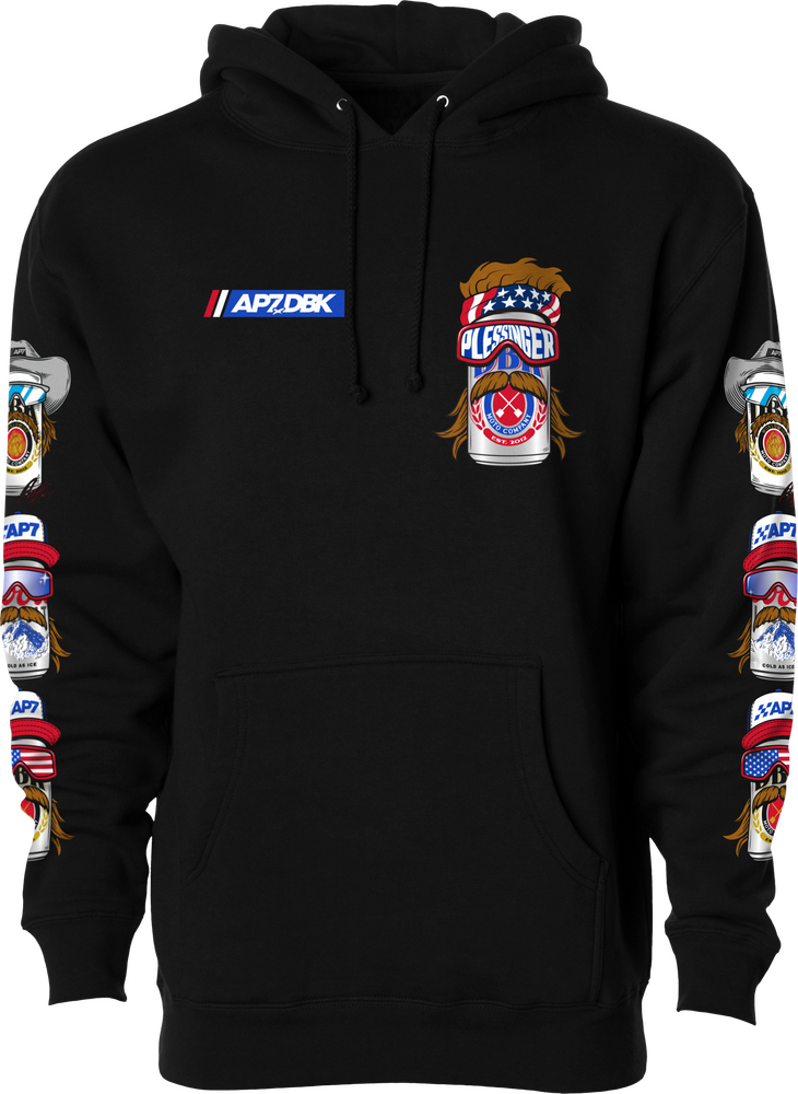 DBK MULLET MADNESS HOODIE BLACK 2X