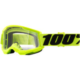 100% STRATA 2 CLEAR YOUTH GOGGLES PICK YOUR COLOR