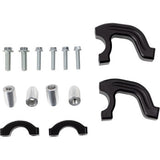 Moose Offroad Evo 2 Black Debris Deflectors with Tapered Clamp Set Evo 2 Black Debris Deflectors with Tapered Clamp Set