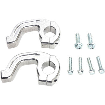 Moose Offroad Replacement Contour Handguard Inner Mount Clamp Replacement Contour Handguard Inner Mount Clamp - 7/8" - Silver