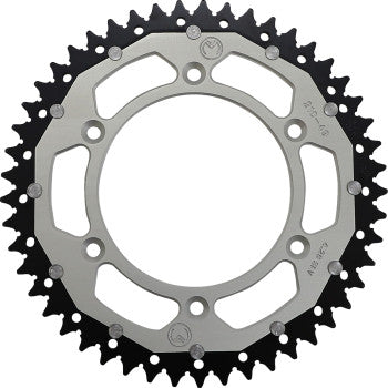 Moose Offroad Dual Sprocket Dual Sprocket - 49 Tooth - Silver - Honda