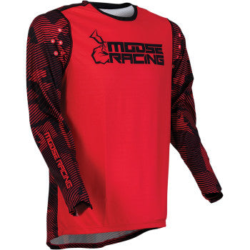 MOOSE Racing Jersey Agroid  Red/Black