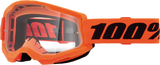 100-PERCENT Strata 2 Clear Lens Goggles
