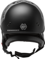 GMAX HH-65 Half Helmet Tormentor Naked Matte Black/Silver